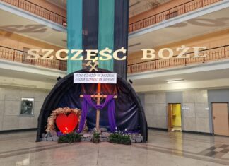 Grób Pański w cechowni KWK Mysłowice-Wesoła