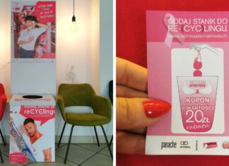 Oddaj biustonosz do reCYClingu i wesprzyj kampanię „Dotykam=wygrywam”