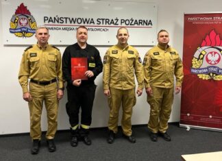 Mysłowicki strażak nagrodzony za bohaterską postawę w dniu wolnym