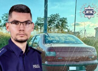 Po służbie zauważył skradziony samochód