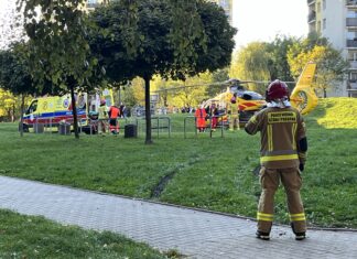 Lądowanie LPR w Mysłowicach: Szybki transport dziecka do szpitala