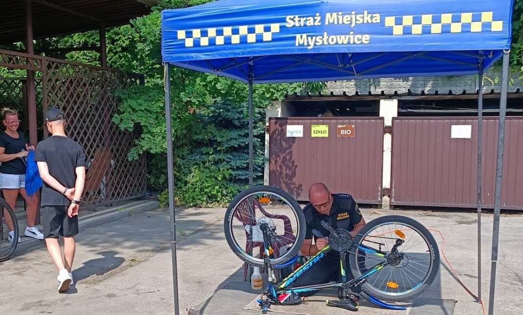 Strażnicy miejscy w Parku Słupna pojawią się z okazji Dnia Dziecka i Organizacji Pozarządowych organizowanych przez miasto. [fot Straż Miejska]