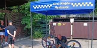 Strażnicy miejscy w Parku Słupna pojawią się z okazji Dnia Dziecka i Organizacji Pozarządowych organizowanych przez miasto. [fot Straż Miejska]