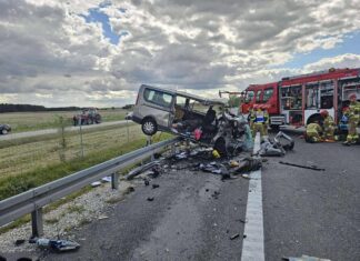 Tragiczny wypadek w Mierzawie. Zginęło dwóch mieszkańców Mysłowic