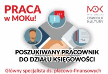 Praca szuka człowieka. MOK zatrudni specjalistę ds. płac i finansów