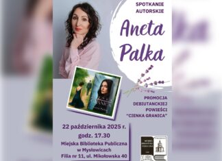 Przyjdź na spotkanie autorskie z Anetą Palką!