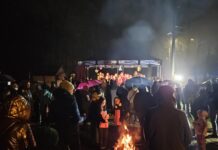 Ciepła atmosfera mimo chłodu i deszczu