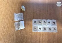 Kradzież kabla i amfetamina w aucie. Policja zatrzymała 38-latka