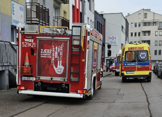 Tlenek węgla w budynku przy ul. Strumieńskiego