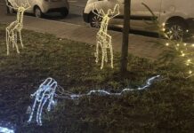 Świąteczne iluminacje i niepotrzebne dewastacje