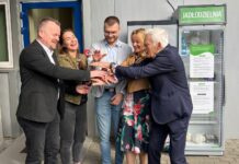 Zdjęcie z otwarcia sosnowieckiej jadłodzielni. [fot. Sosnowiecka Jadłodzielnia]