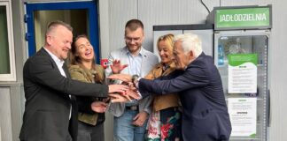 Zdjęcie z otwarcia sosnowieckiej jadłodzielni. [fot. Sosnowiecka Jadłodzielnia]