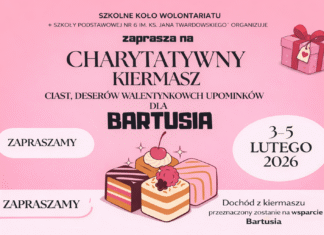 Charytatywny kiermasz w SP6 dla Bartusia