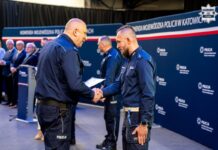 Mysłowicki policjant wygrał test wiedzy w konkursie ruchu drogowego