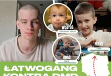 Łatwogang jedzie na rowerze dla Wojtusia z Mysłowic