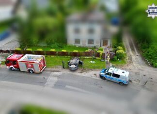 Nietrzeźwa kierująca dachowała w Dziećkowicach
