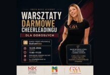 Cheerleading nie tylko dla dzieci. Bezpłatne warsztaty dla dorosłych