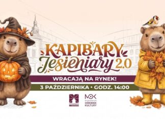 Jesień z kapibarami na rynku w Mysłowicach