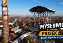 Mysłowice z drona: Piosek z lotu ptaka. Śladami kopalni Mysłowice